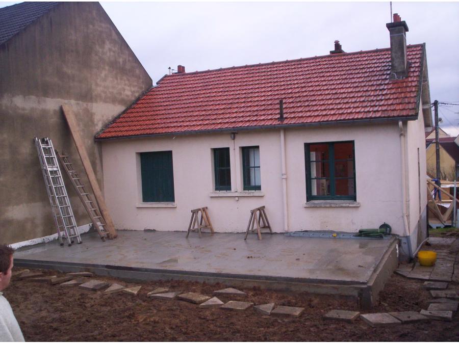 Maison avant travaux d'extension